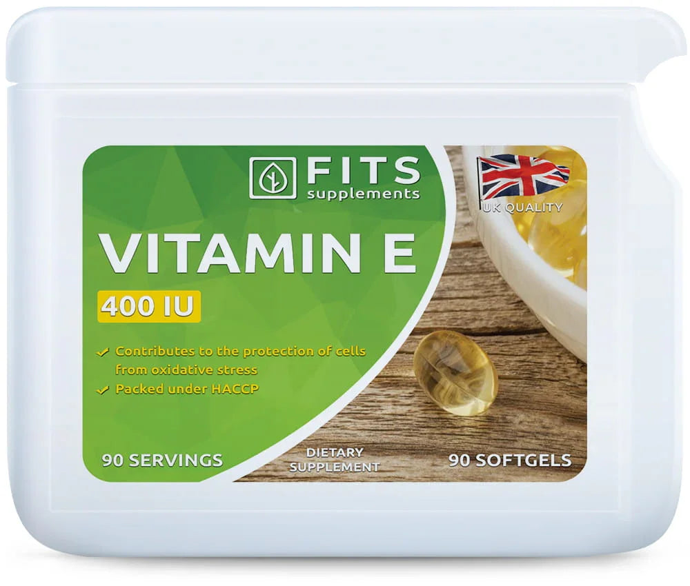 Vitamin E 400IU 90 softgels - FITS Dietary Supplements
