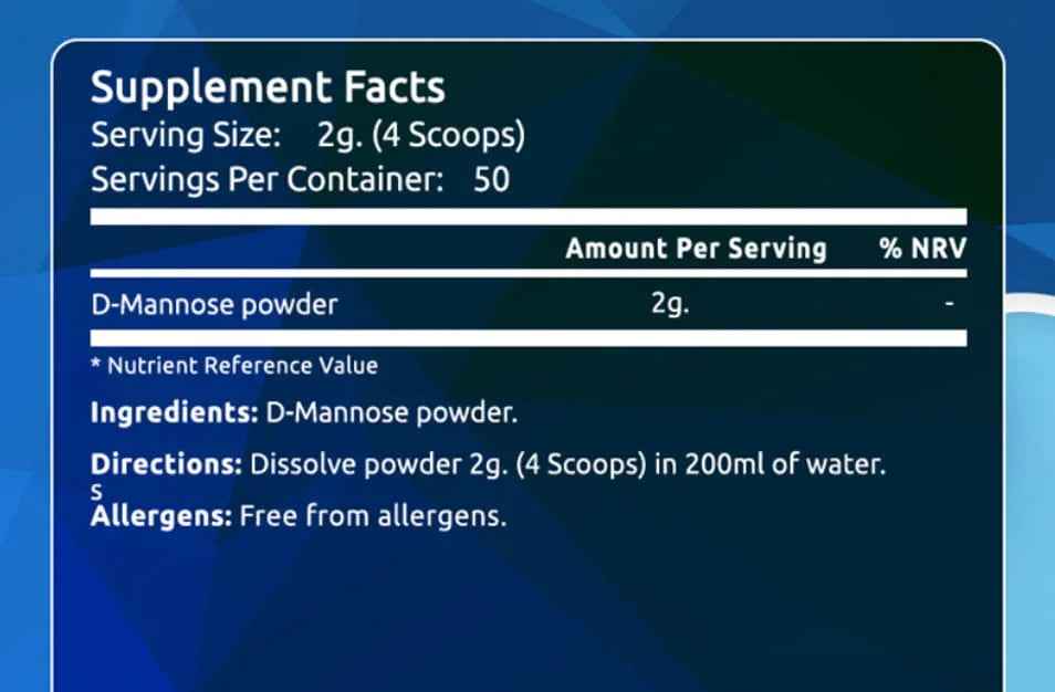 D-Mannose powder 100g