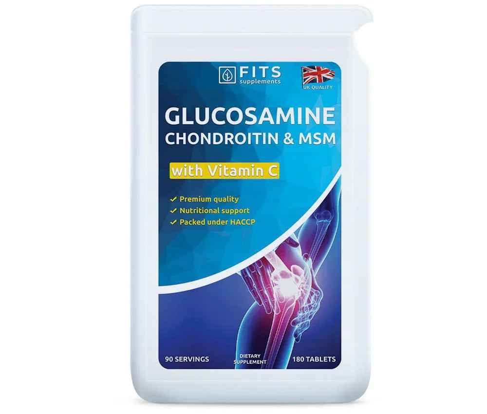 Glucosamine, Chondroitin, MSM and Vitamin C 180 tablets