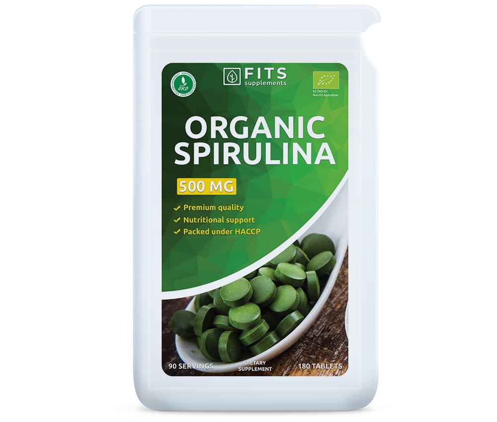 Spirulina 500mg 180 tablets