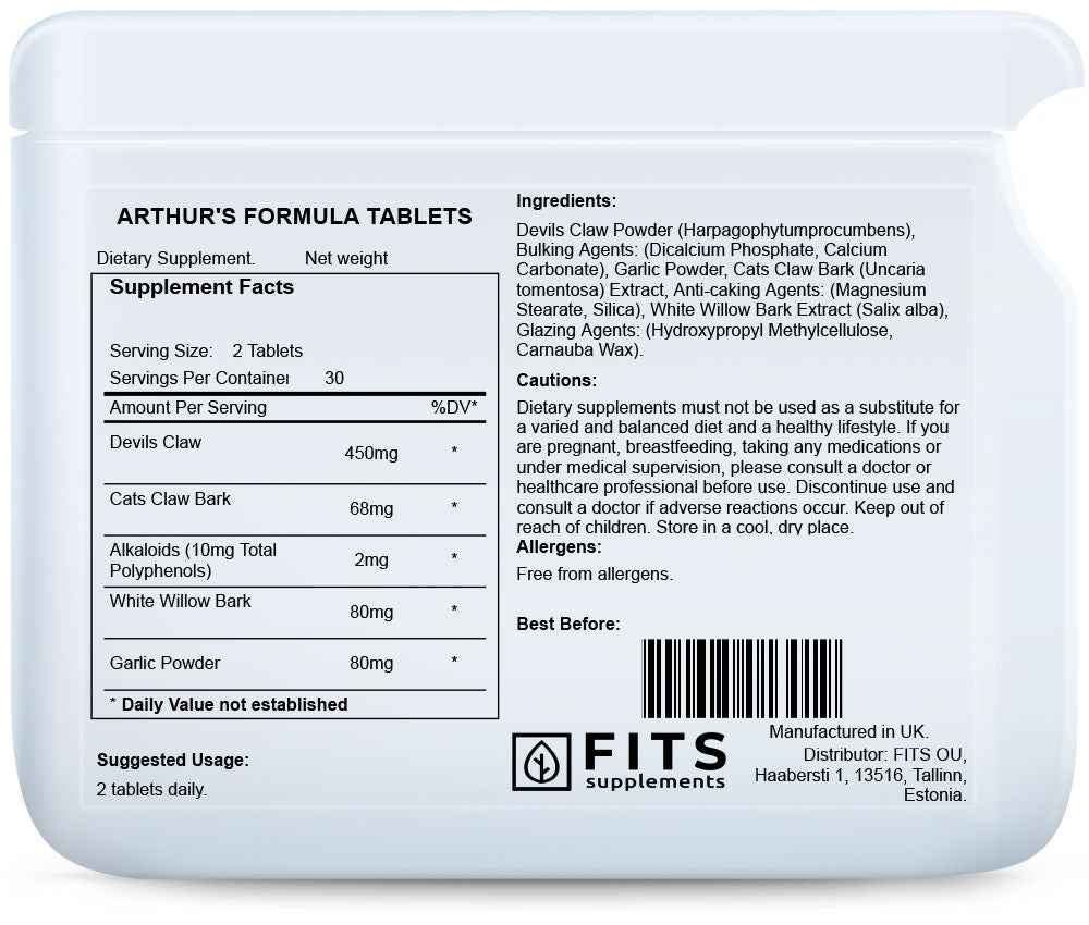Arthur's Formula 60 tablets