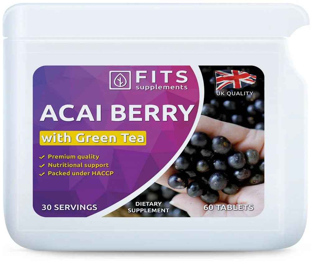 Acai Berry 2000mg and Green Tea 1350mg 60 tablets