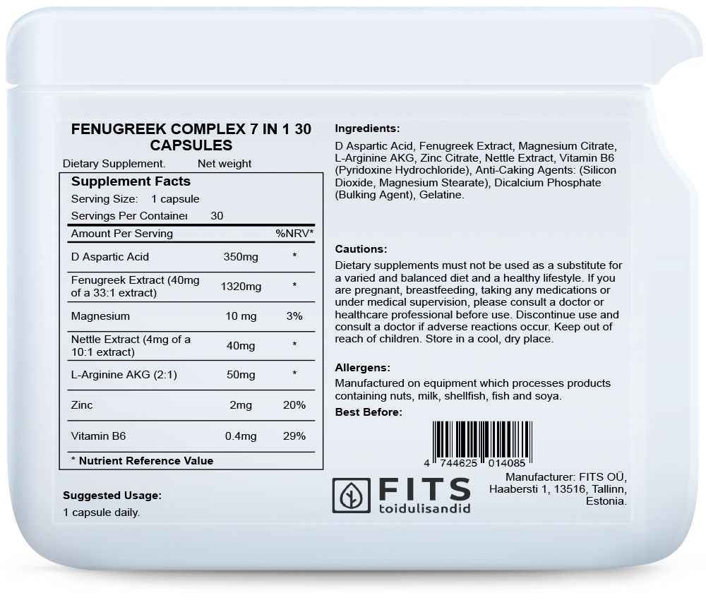 Fenugreek Complex 7 in 1 30 capsules