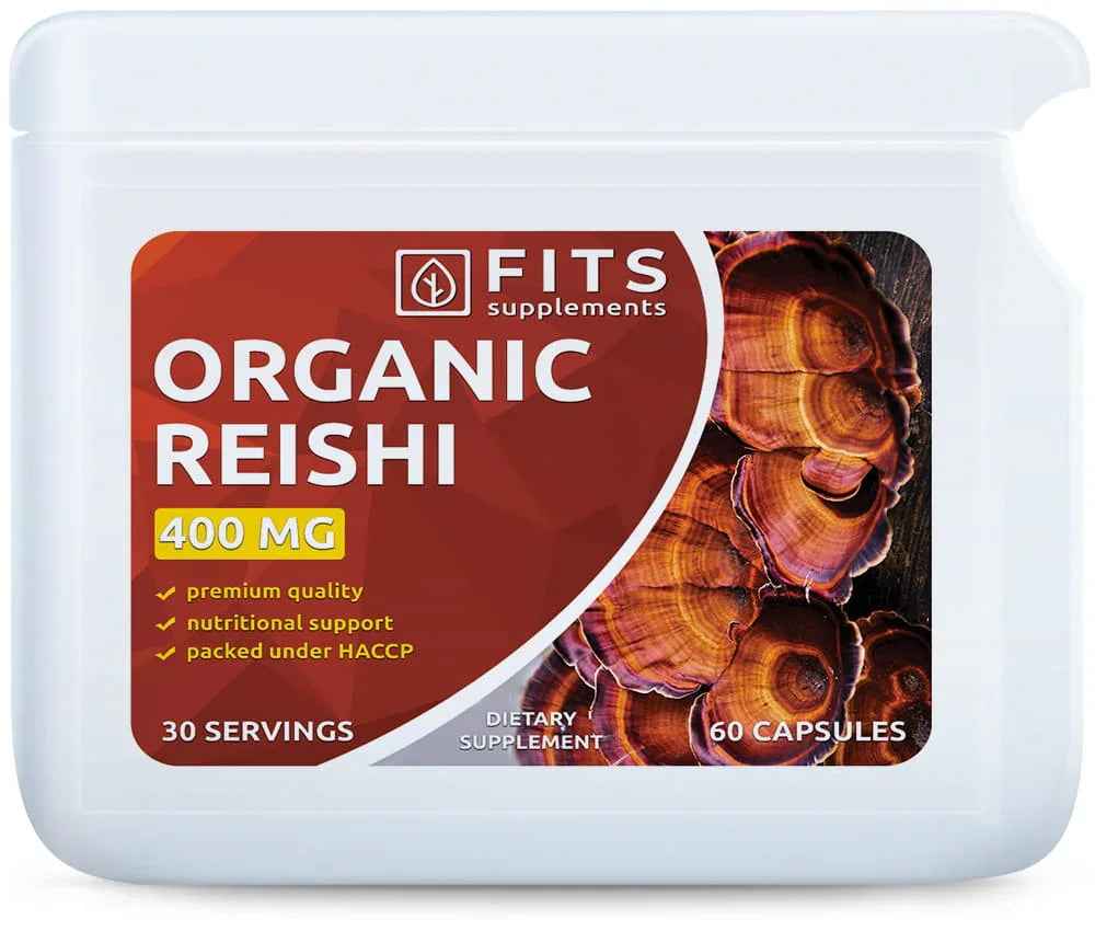 Organic Reishi 400mg 60 capsules