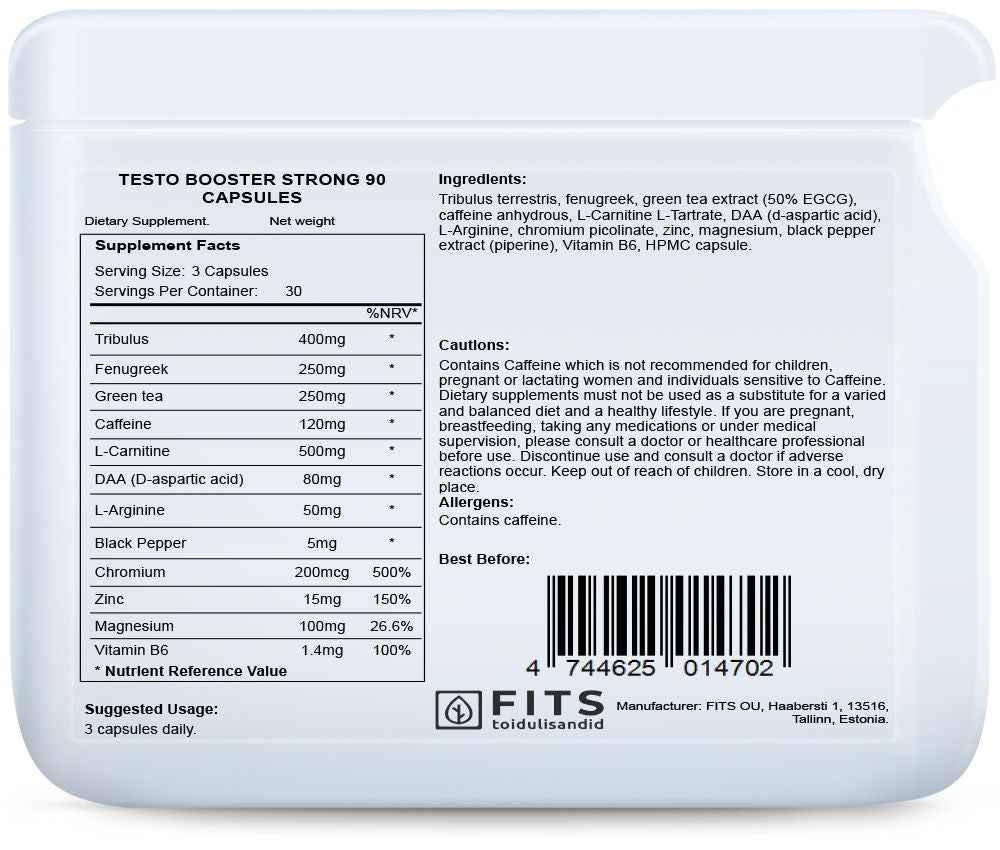 Testo Booster Strong 90 capsules