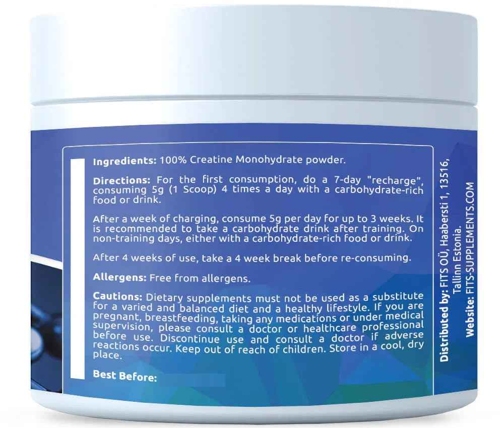 Creatine Monohydrate powder 300g