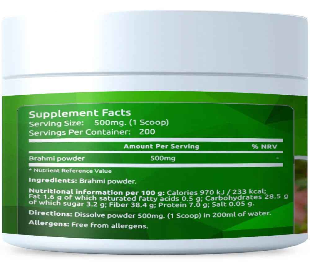 Organic Brahmi (Bacopa Monnieri) powder 100g