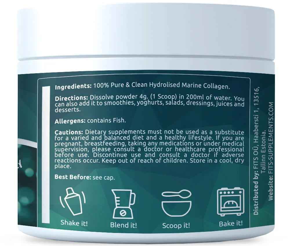 Premium Hydrolyzed Marine Collagen powder 240g