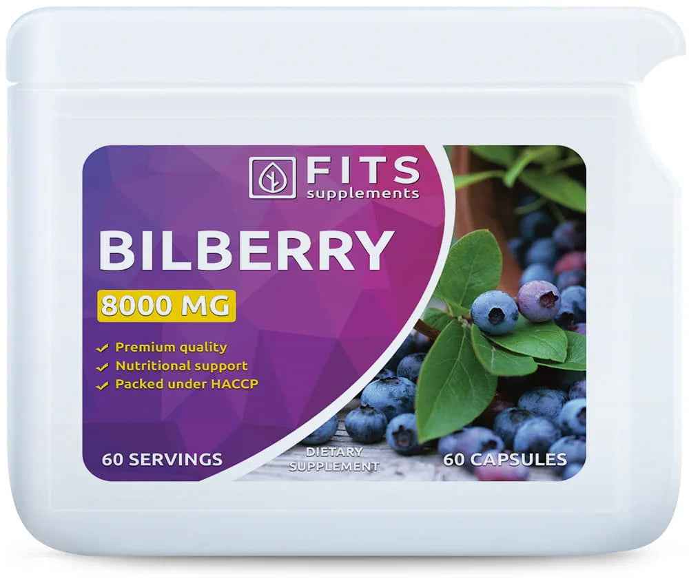 Bilberry Strong 8000mg 60 capsules