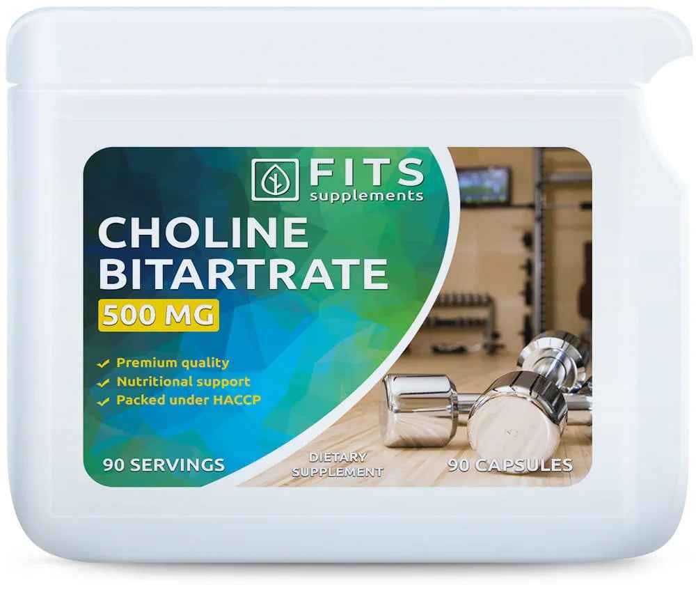 Choline Bitartrate 500mg 90 capsules