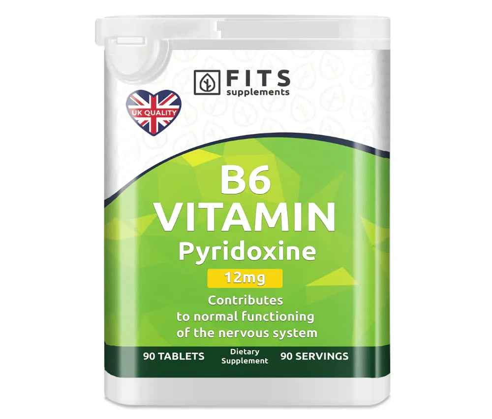 Vitamin B6 12mg 90 tablets