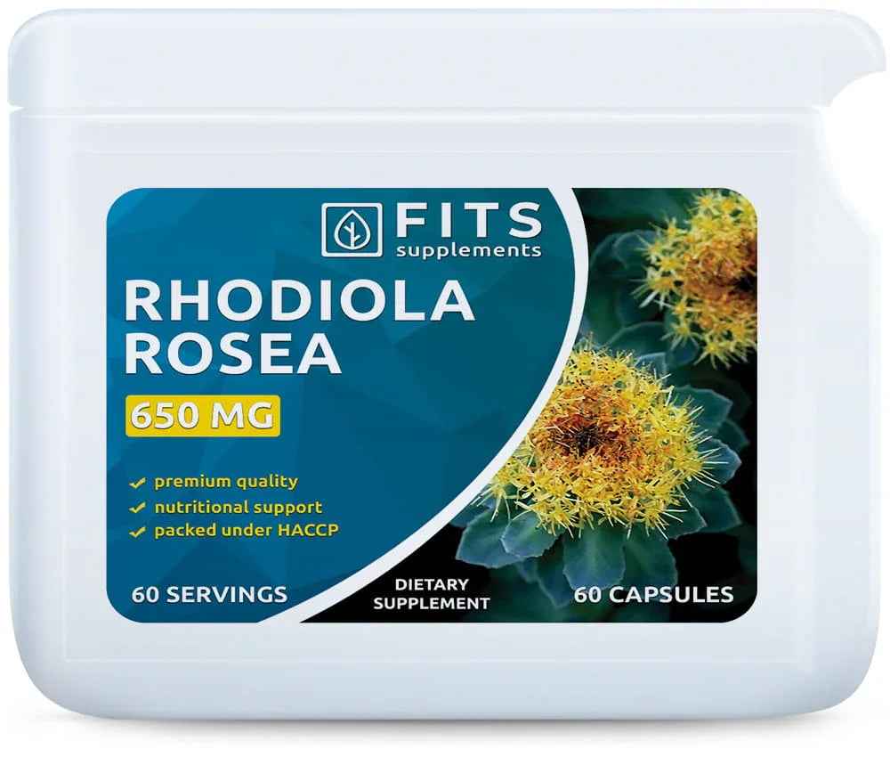 Rhodiola Rosea 650mg 60 capsules