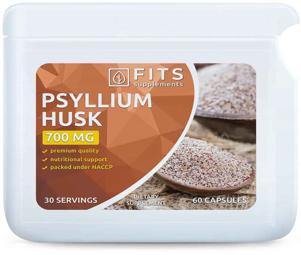 Psyllium Husk Organic 700mg capsules