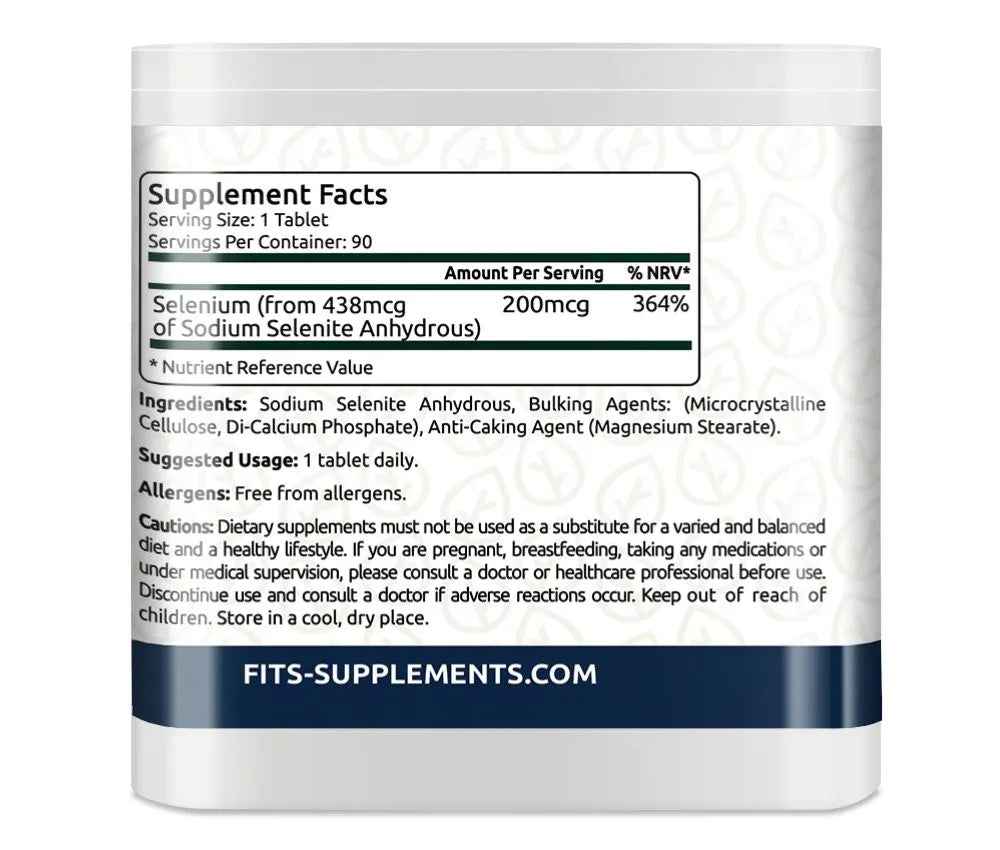 Selenium 200mcg 90 tablets