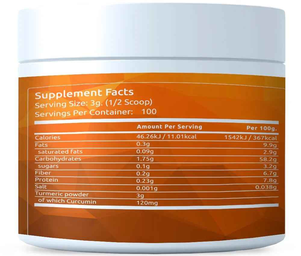 Organic Turmeric powder 300g