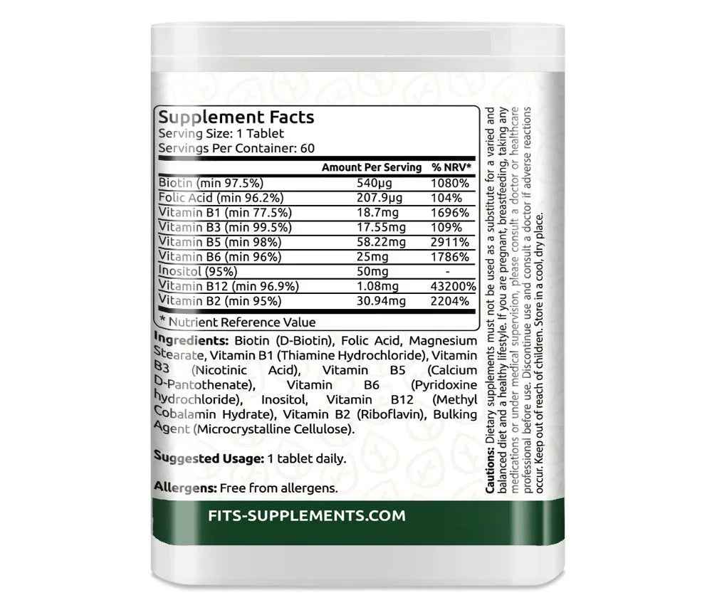 Vitamin B Complex Strong 60 tablets